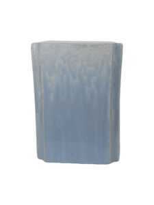 18" Cut Corner Square Garden Seat in Light Blue