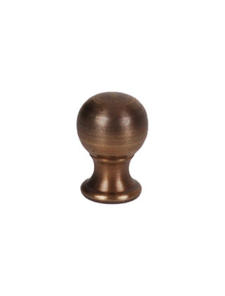 1.5″ Brass Finial with Antique Finish